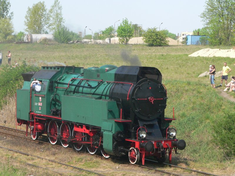 Okz32 2 auf der Dampflokparade am 28.4.2007 in Wolsztyn.