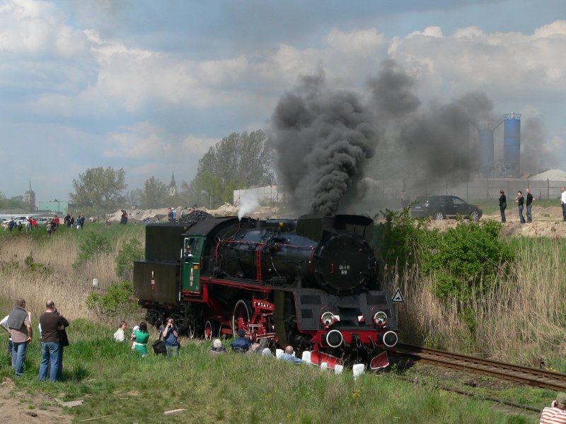 Ol49 69 auf der Parade in Wolsztyn, 3.5.2008