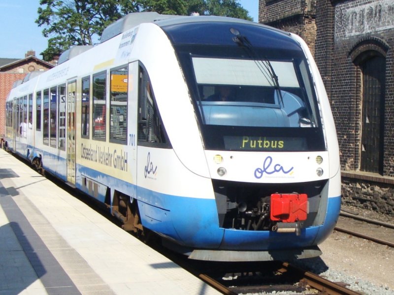 OLA 701 am 6.8.2009 in Bergen (auf R�gen)