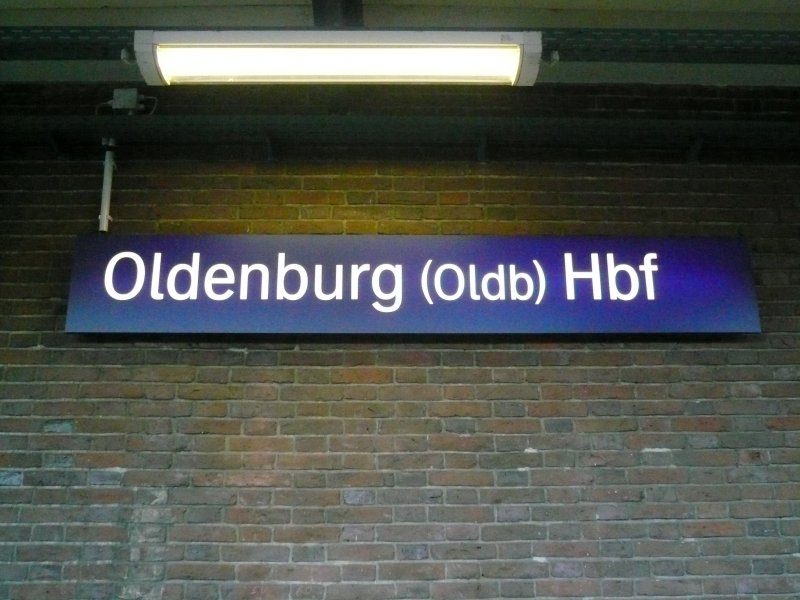 Oldenburg Hbf am 19.10.2007