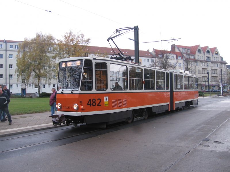 Original TATRA KT4D bei einer Themenfahrt im November 2006