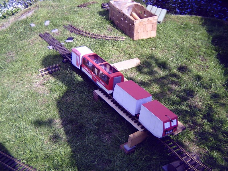 Panoramazug in der Bergstation.