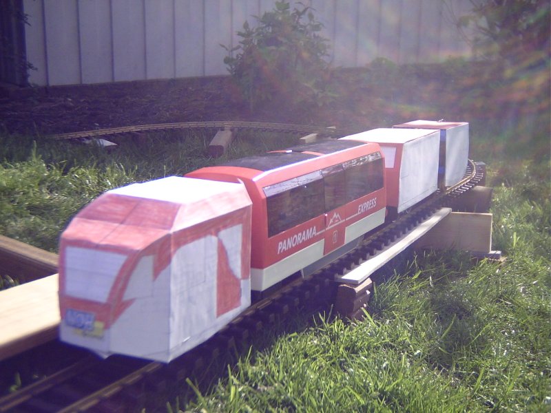 Panoramazug in der Bergstation.