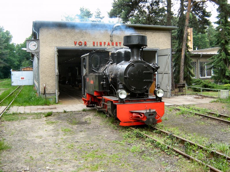 Parkeisenbahn Berlin, Dampfbetrieb 2007