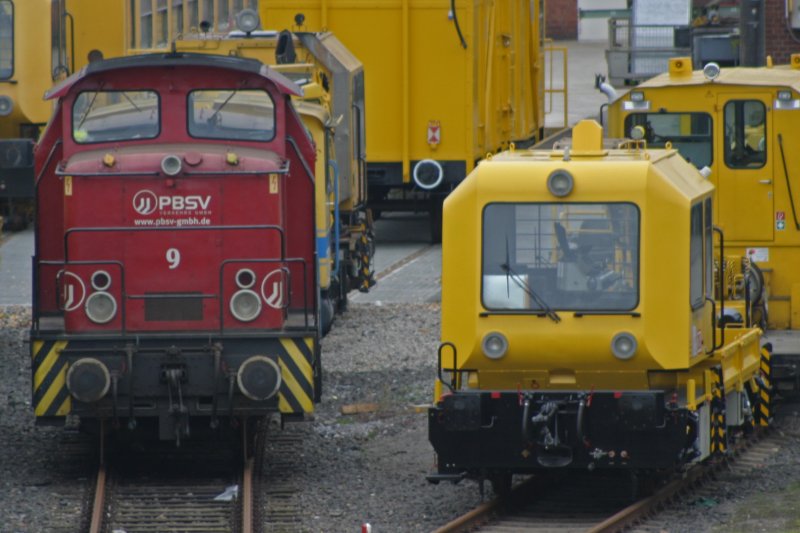 PBSV 9 steht am 3.10.09 abgestellt in Duisburg-Entenfang