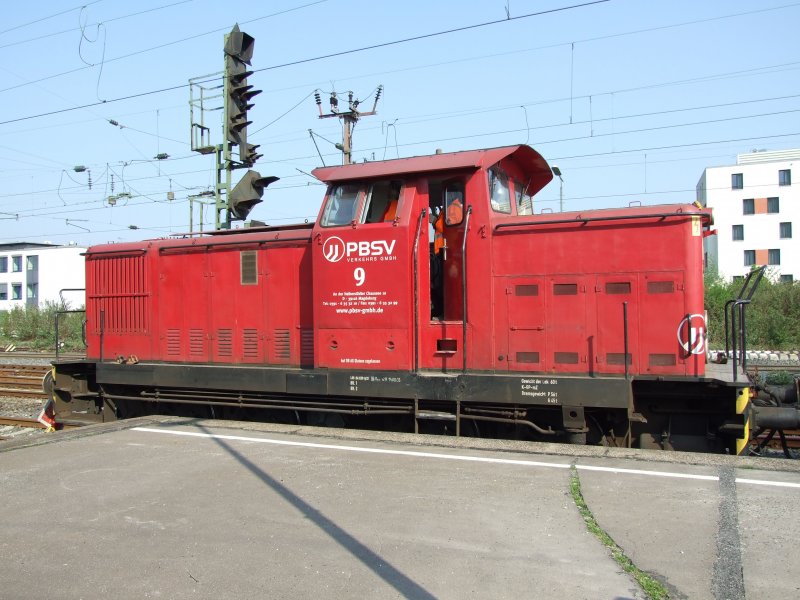 PBSV Lok 9 am 18.4.09 in Essen Hbf