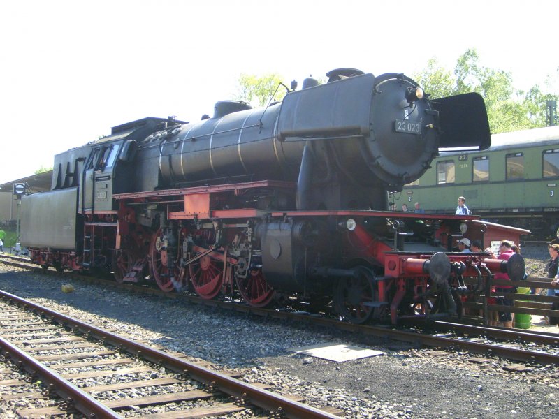 Personenzuglokomotive 23 023 der SSN Rotterdam - aufgenommen whrend der Jubilums-Museumstage vom 28. bis 30. April 2007