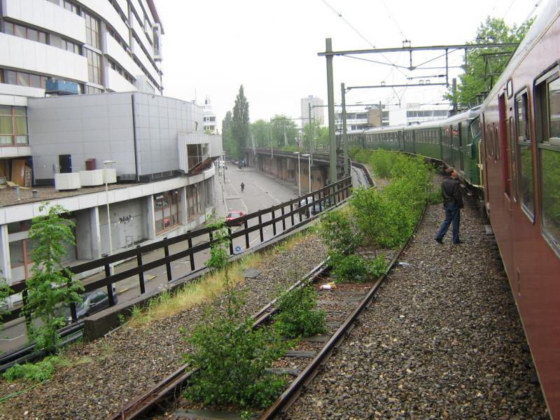 Plan U 113 gekoppeld met Mat'54 766 te Rotterdam Hofplein - 25 mei 2006