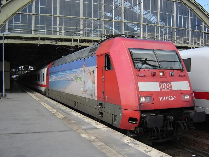 Planm��ig war heute am 09.04.06 die 101 029-7 dran. IC 141 aus Amsterdam.