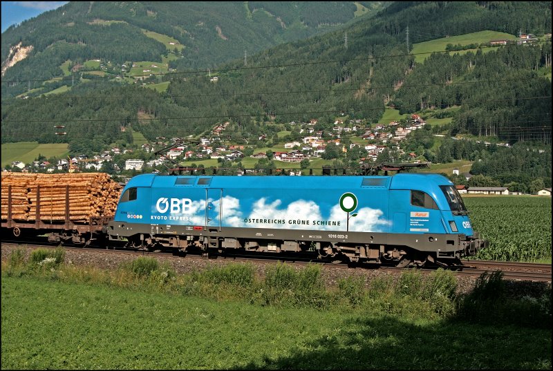 Portraitaufnahme des  KYOTO-EXPRESS  (08.07.2008 bei Schwaz)