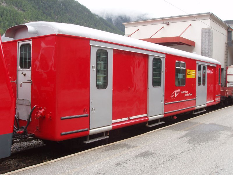 Postwagen in Zermatt. 09.08.07