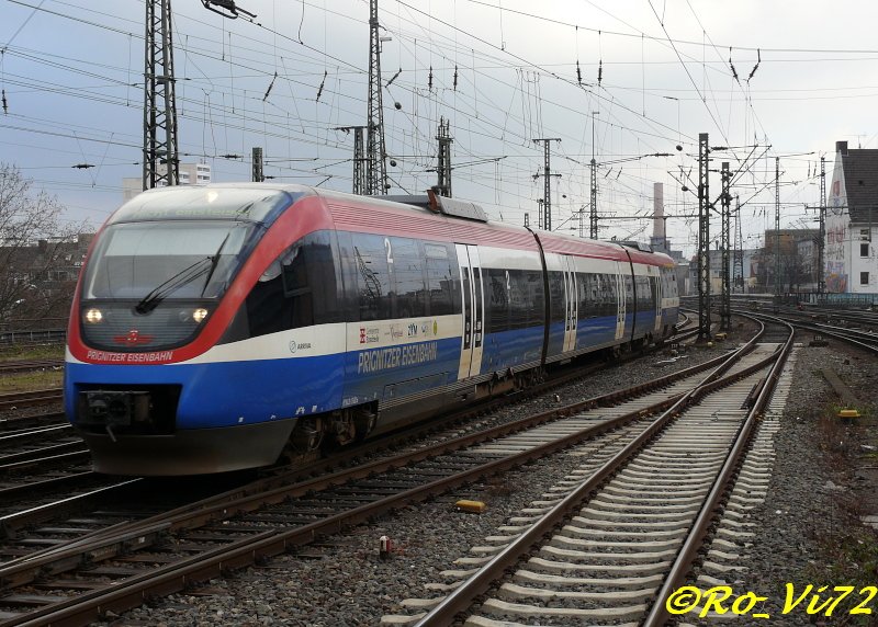 Prignitzer Eisenbahn (PEG). Dortmund Hbf. 06.01.2008.