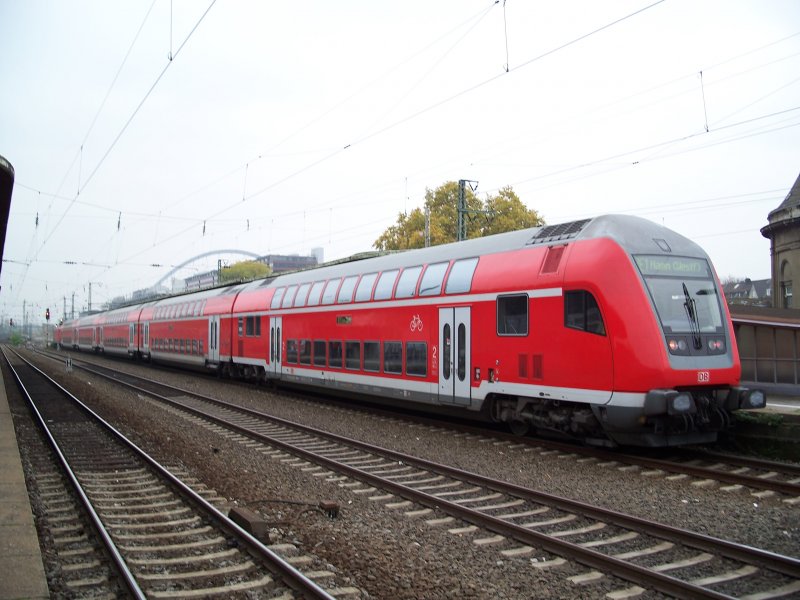 R1 nach Hamm in Kln Deutz Messe (27.10.2007)