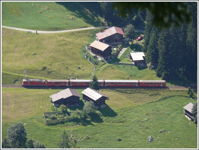 R1444 bei den Hfen Innerprtschwald zwischen Litzirti und Langwies. (17.08.2009)