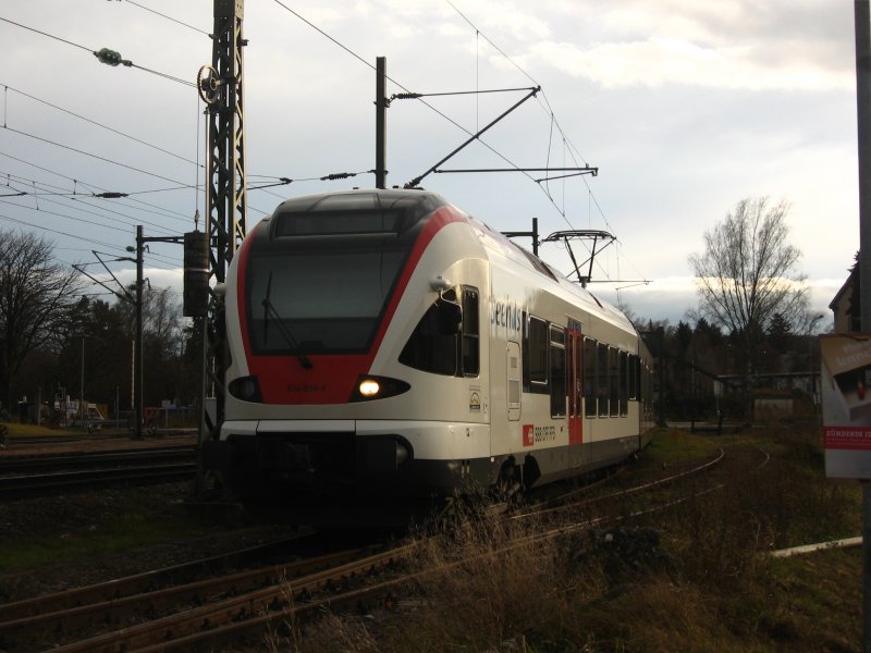 RABe 526 656-4 geno am 9.12.07 seine Sonntagsruhe in Konstanz
