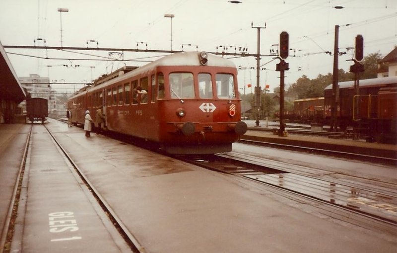 RAe 4/8 im August 1982 in Frauenfeld.