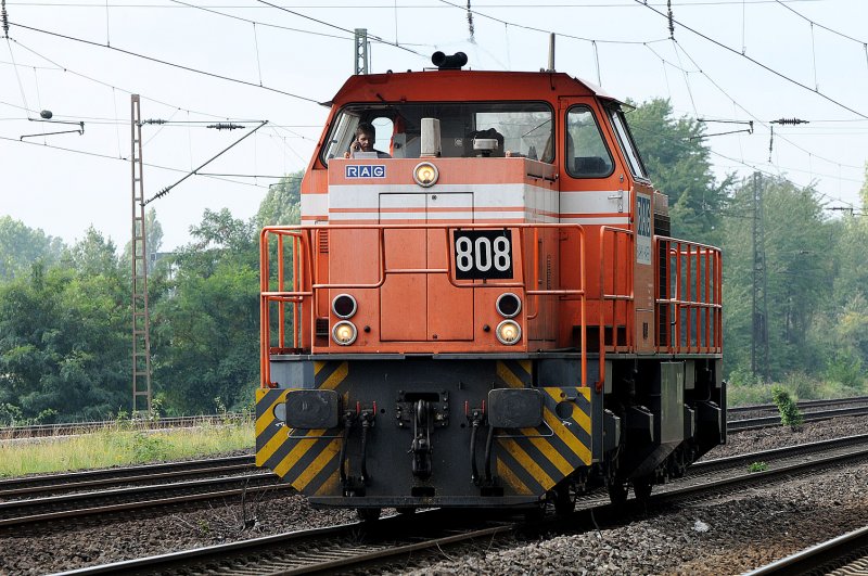 RAG 808 (RBH) durchfhrt Oberhausen West. 24.09.2008