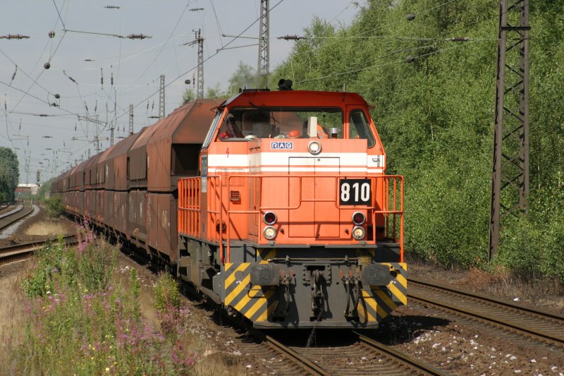 RAG Lok 810 am 29.9.08 in Essen-Dellwig