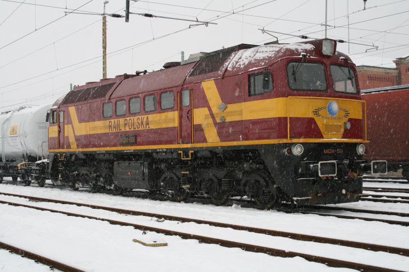Rail Polska M62M-009 in Guben am 19.02.09