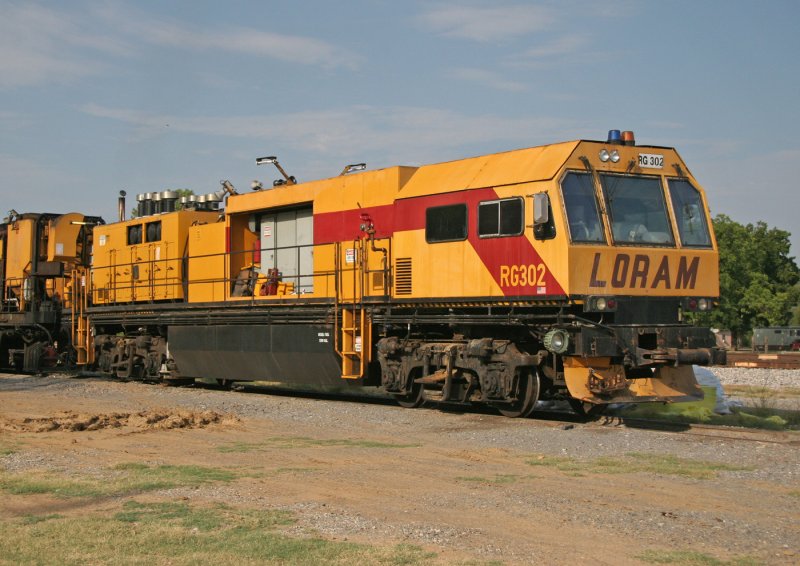 Railgrinder  ...  Schienenschleifer  auf der Union Pacific in Kiowa, Oklahoma