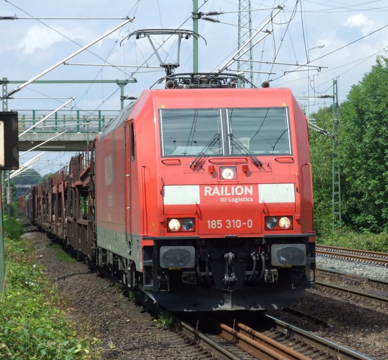Railion 185 310-0 durchfhrt Ratingen-Lintorf