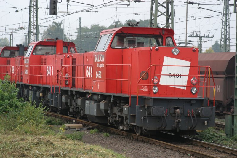 Railion 6491 am 29.9.08 in Emmerich