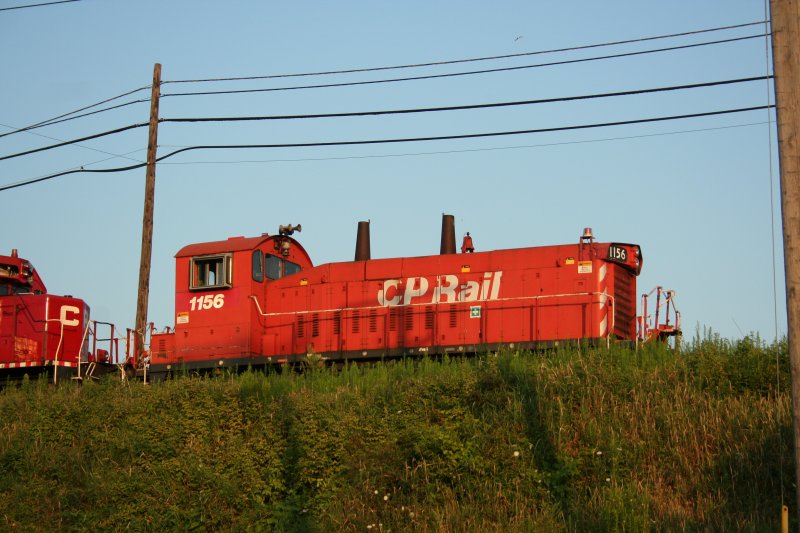 Rangierlokomotive der CP Yard Slug 1156 (ex CP 8136)am 14.8.2009 in Toronto.