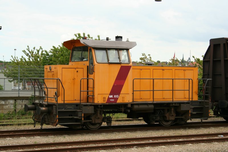 Rangierlokomotive MK 613 der DSB am 18.5.2008 in Fredericia.