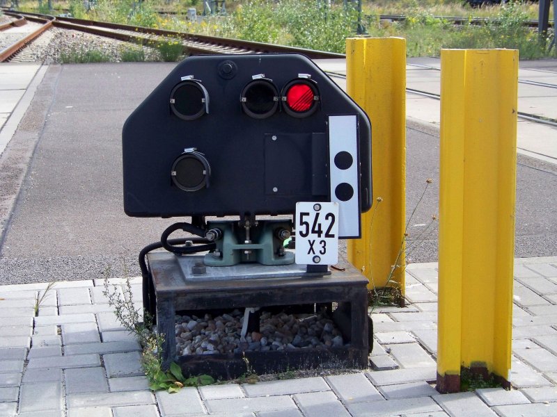 Rangiersignal Im BW Rummelsburg, welches ich am Tag der offenen Tr fotografiert habe.