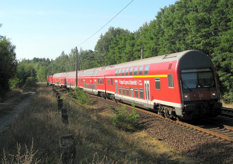 RB 14 nach Nauen am 19.09 in Bestensee.