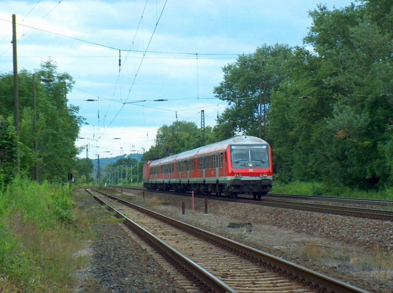 RB 16321 von Eisenach nach Halle (Saale) Hbf, in Naumburg (Saale); 13.07.2009