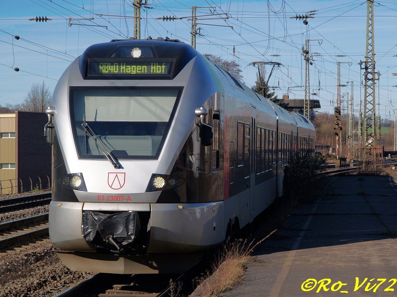 RB 40 (Essen-Hagen). Witten Hbf. 09.02.2008.