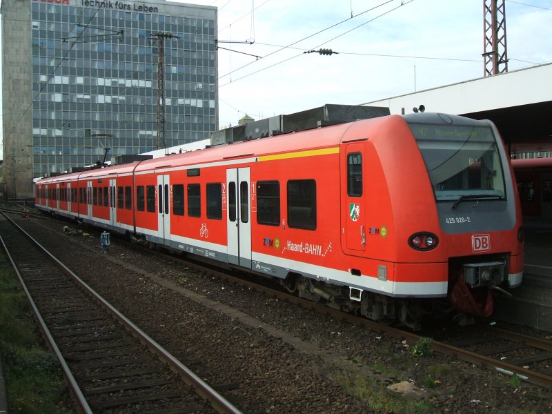 RB 42  Haard Bahn  Essen Hbf.-Mnster(Westf),BR 425 026-2(31.10.2007)