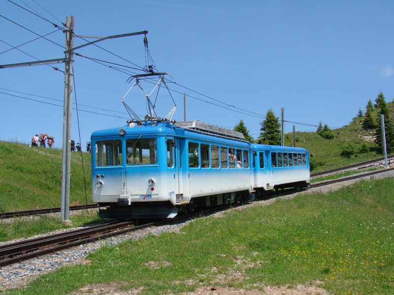 RB Rigi Bahnen ex- Arth-Rigi-Bahn - BDhe 2/4 13, Rigi-Staffel - 18/06/2009
