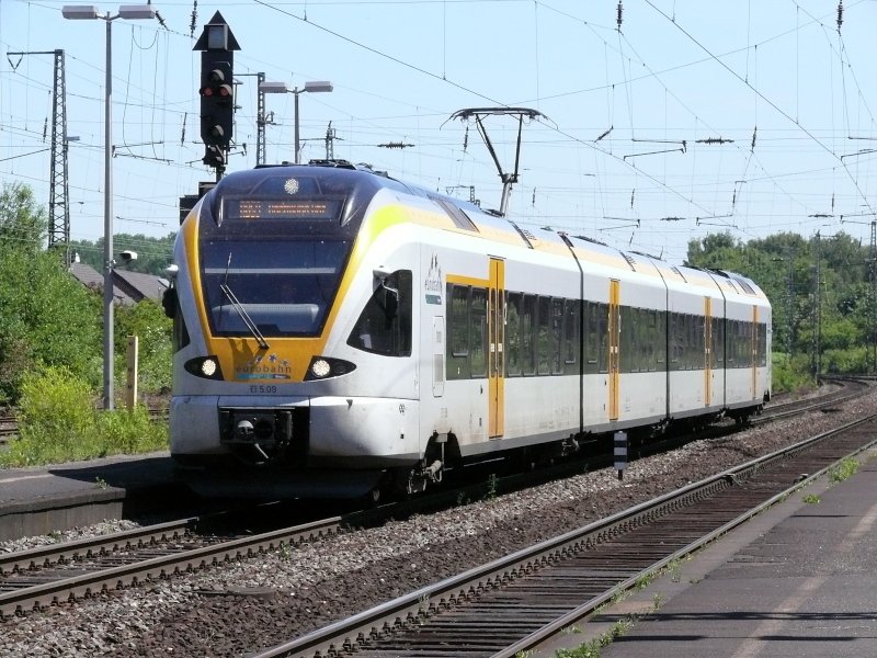 RB59  Hellweg-Bahn  (Soest-Dortmund). Unna Bf, 13.06.2009.