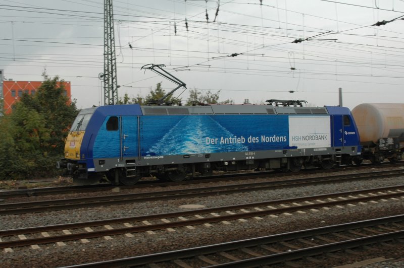 RBB 146 519 mit Kesselwagenzug durch Hamm 