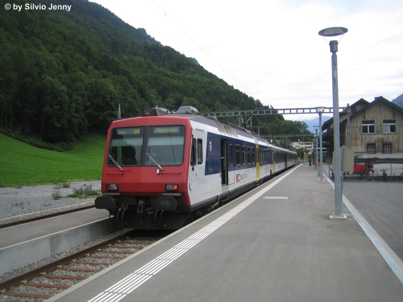 RBDe 560 041-6 ''Wassen'' am 13.8.08 in Linthal.