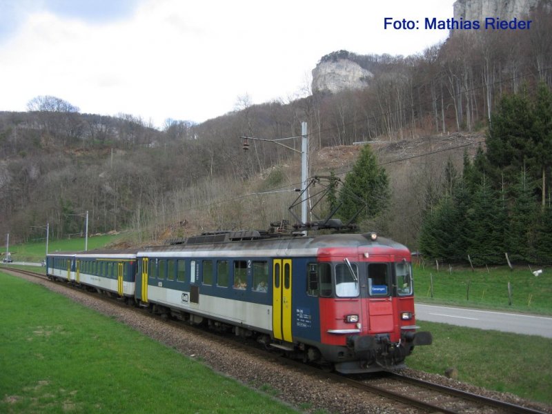 RBe Pendel zwischen Maiacker und Oensingen, am 5.April.08