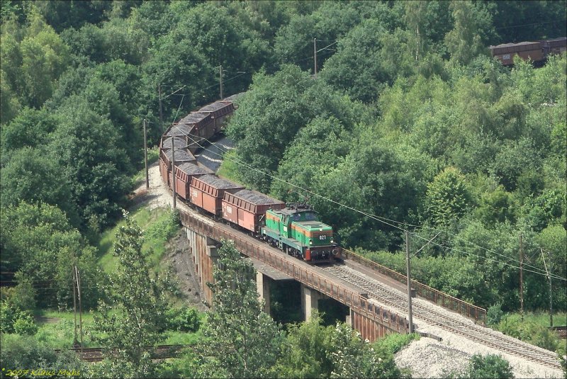 RBH 021 ( Henschel  ED1600/Bauj.1992 ) durchfährt Bottrop-Welheim.  05.06.2007
