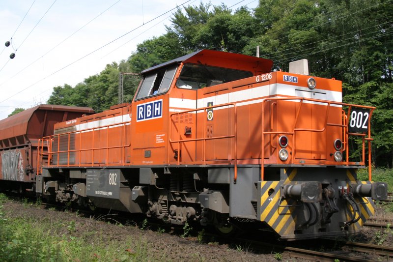 RBH 802 am 8.6.09 in Duisburg-Neudorf
