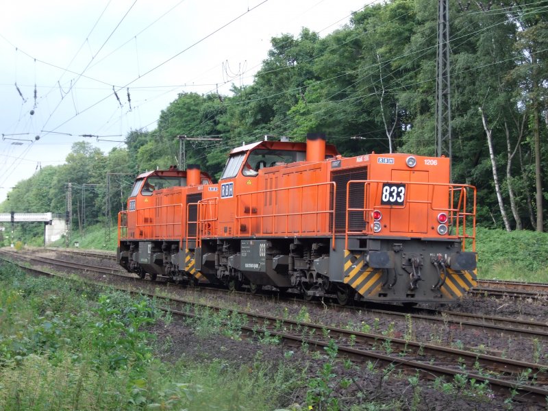 RBH 833 am 18.6.09 in Duisburg-Neudorf