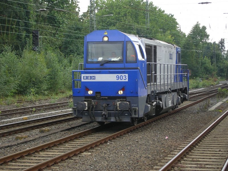 RBH 903 LZ in Recklinghausen Hbf. auf dem Weg nach Marl-Sinsen.(26.08.2008)