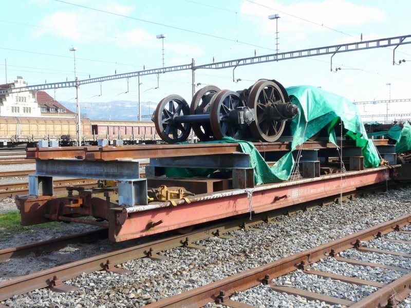 RBS - Abgestellter Rollschemmel OR 613 hinter dem RBS Depot in Solothurn am 15.03.2009