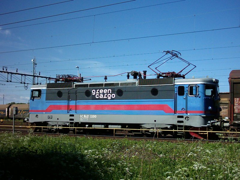 RC2 1100 abfahrbereit auf dem Gueterbahnhof Kalmar