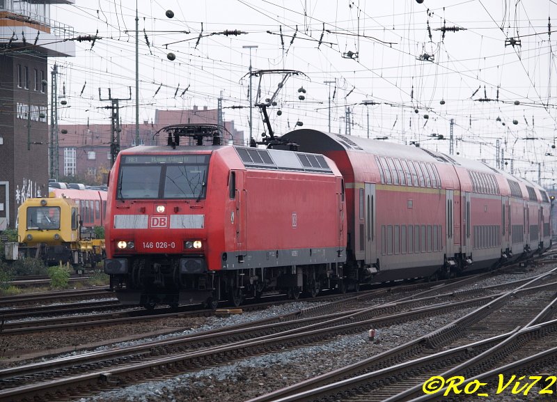 RE 1 NRW-Express (Aachen-Hamm). Dortmund Hbf. 24.11.2007.