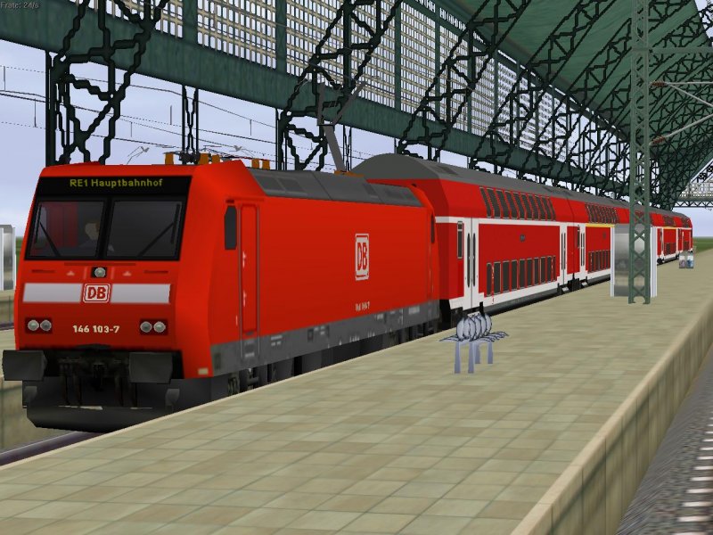 RE 1 zum Hauptbahnhof