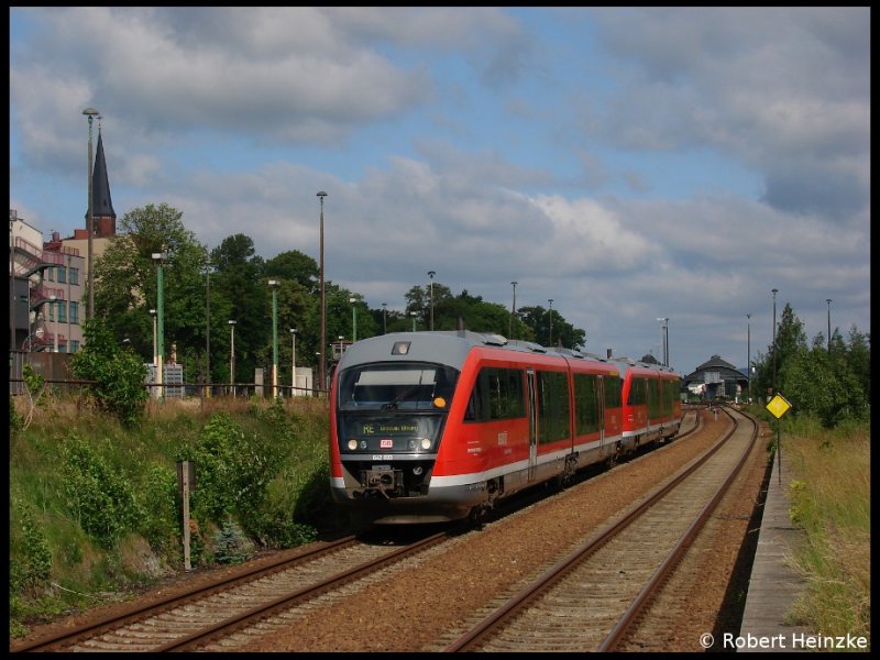 RE 100 auf dem Weg nach Wroclaw in Grlitz am 13.06.2009