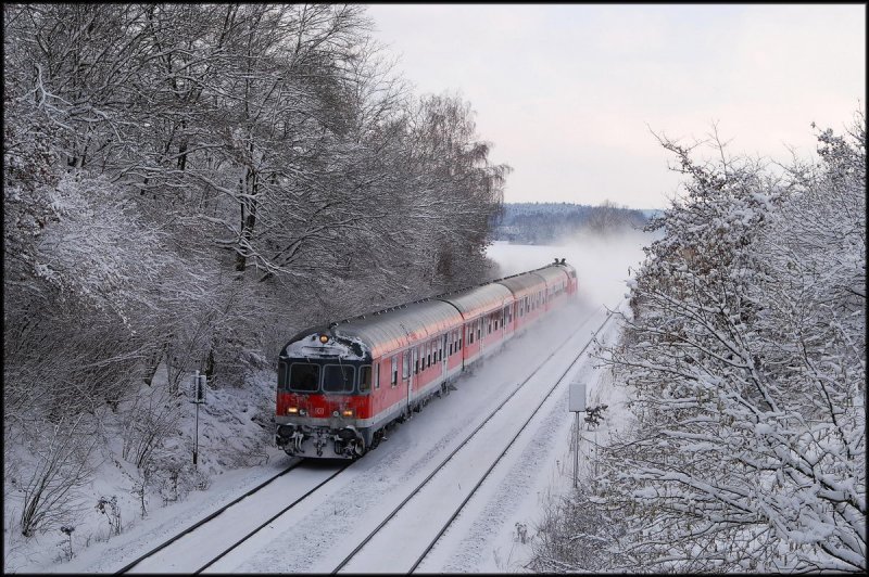 RE 32985 bei Schwabhausen (25.01.2007)