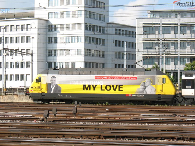 RE 460 028  I'm sending my Love  in Zrich HB am 11.8.07