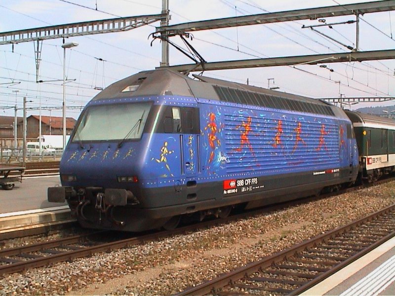 Re 460 040 Ibara Yverdon 25 aout 2002